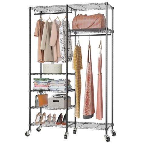 clothes rolling rack enclosure metal 6 x 5|vipek clothes rack rolling.